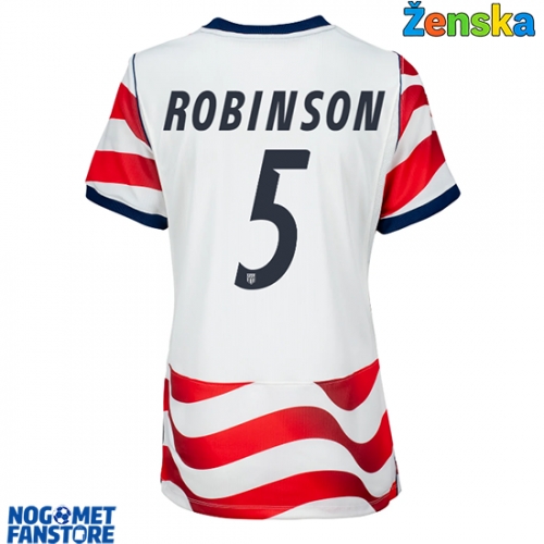 Sjedinjene Države Antonee Robinson #5 Domaci Dres za Ženska SP 2026 Kratak Rukav